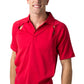 Be Seen-Be Seen Men's Polo Shirt With Contrast Piping-Red / XS-Uniform Wholesalers - 10