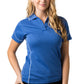 Be Seen-Be Seen Ladies Polo Shirt With Contrast Piping-Royal-White / 8-Uniform Wholesalers - 10