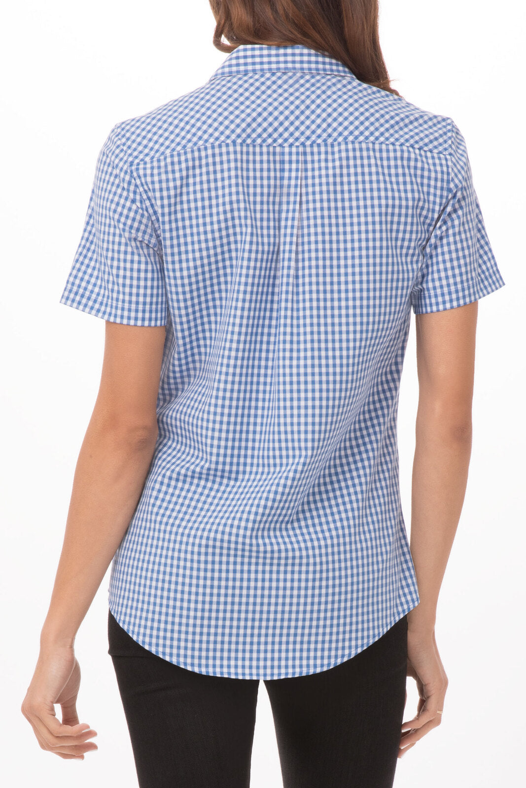 Chef Works Modern Gingham Short Sleeve Dress Shirt (SHC02W)