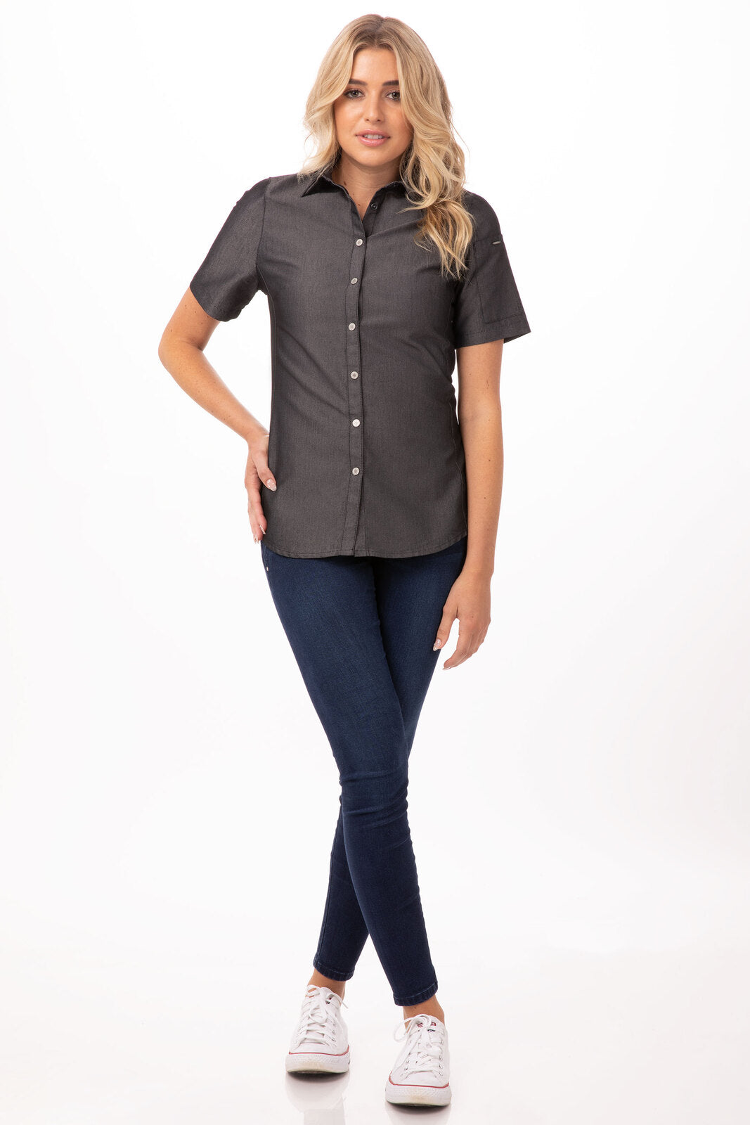 Chef Works Detroit Women's Denim Shirt (SHC03W)