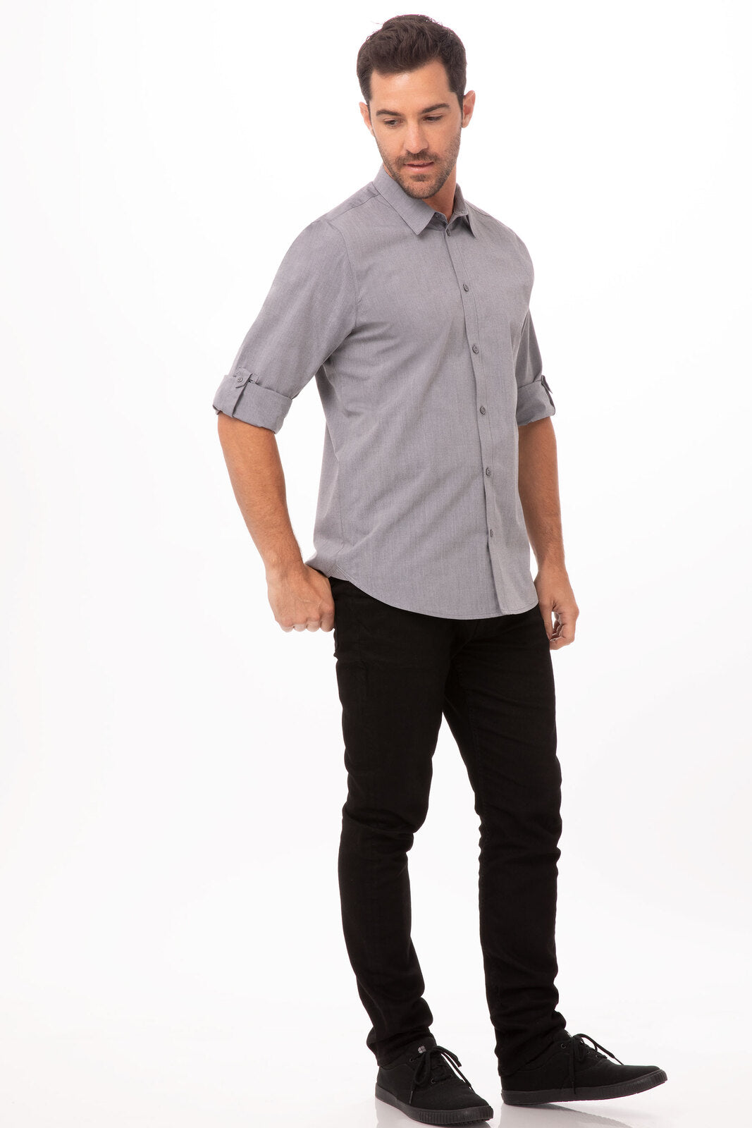 Chef Works Modern Chambray Dress Shirt - (SHC06)