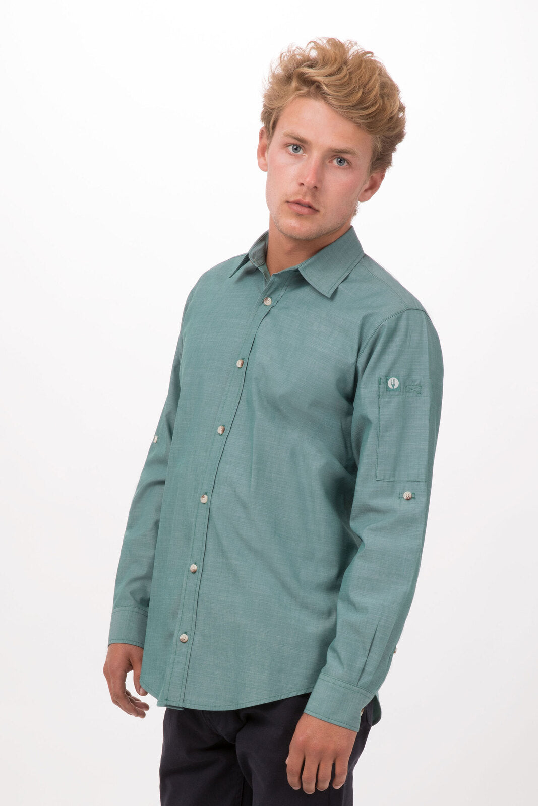 Chef Works Chambray Men's Shirt (SLMCH005)