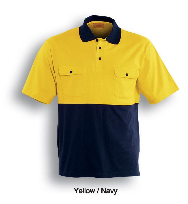 Bocini Hi-Vis Cotton Jersey Polo (SP1010)