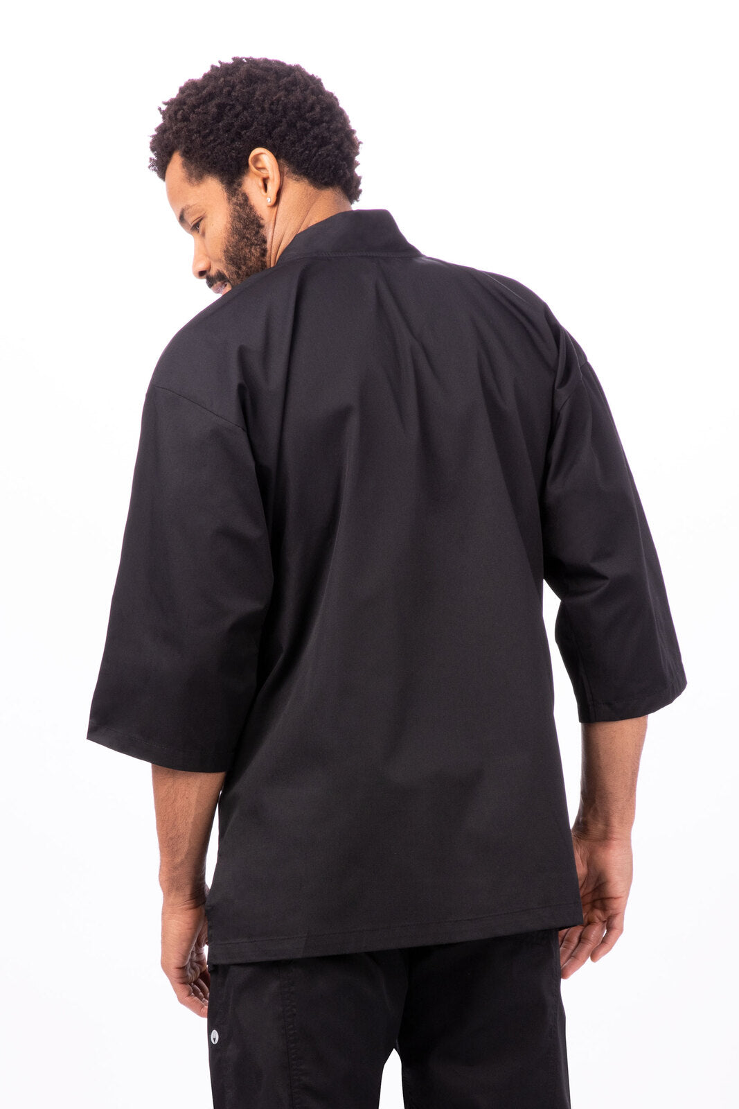 Chef Works Black Sushi Server Jacket-(SUBK)
