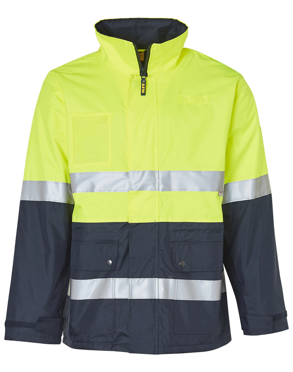 Winning Spirit Hi-Vis Long Line Jacket Polar With Fleece Lining (SW50)