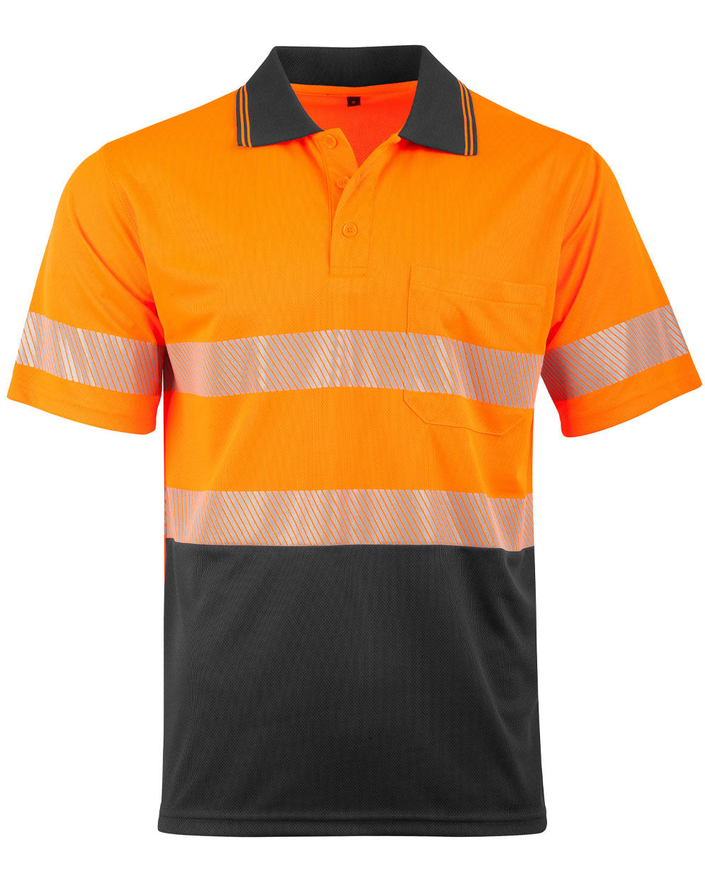Winning Spirit Unisex Cooldry Segmented Ss Polo (SW85)