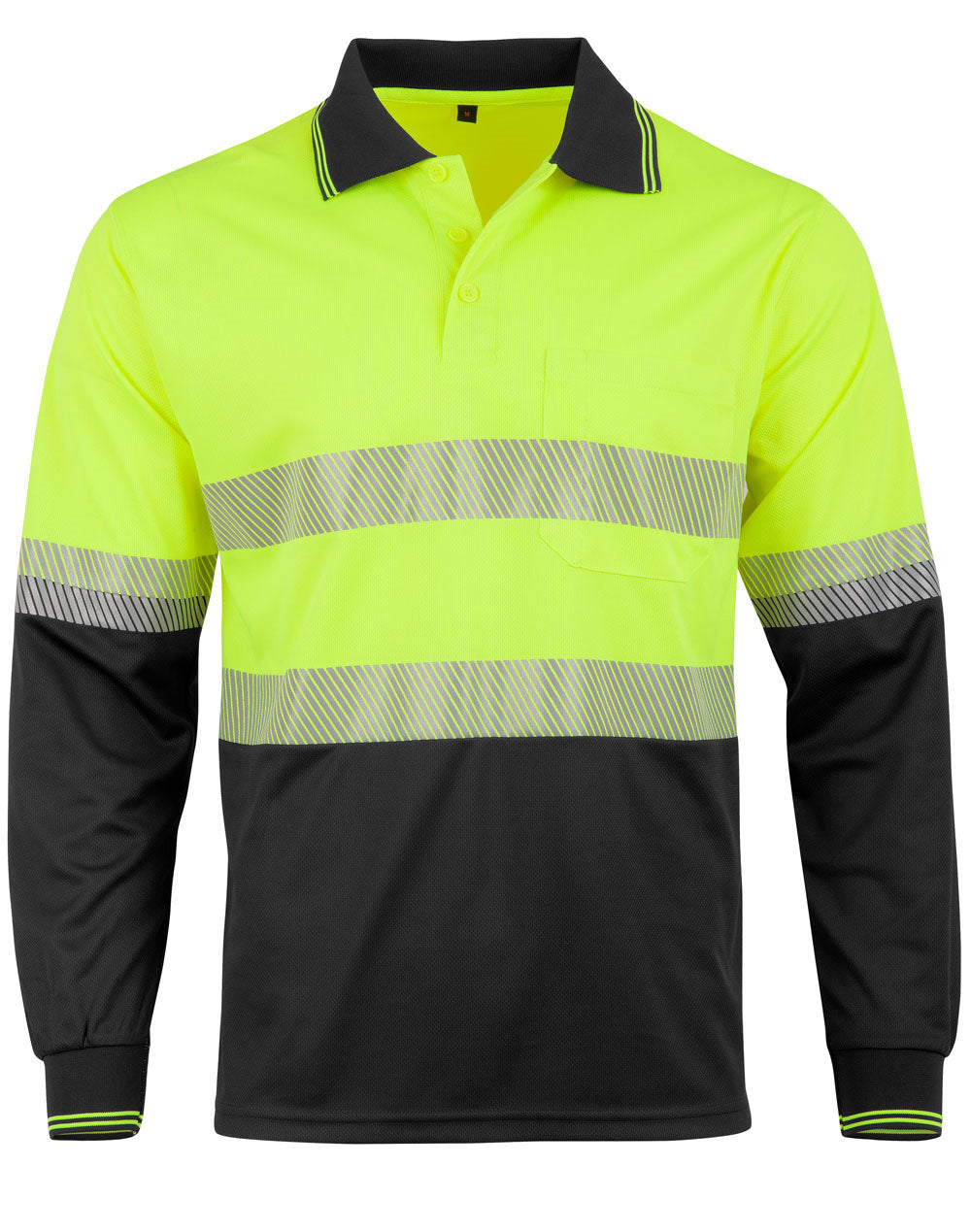 Winning Spirit Unisex Cooldry Segmented LS Polo (SW86)