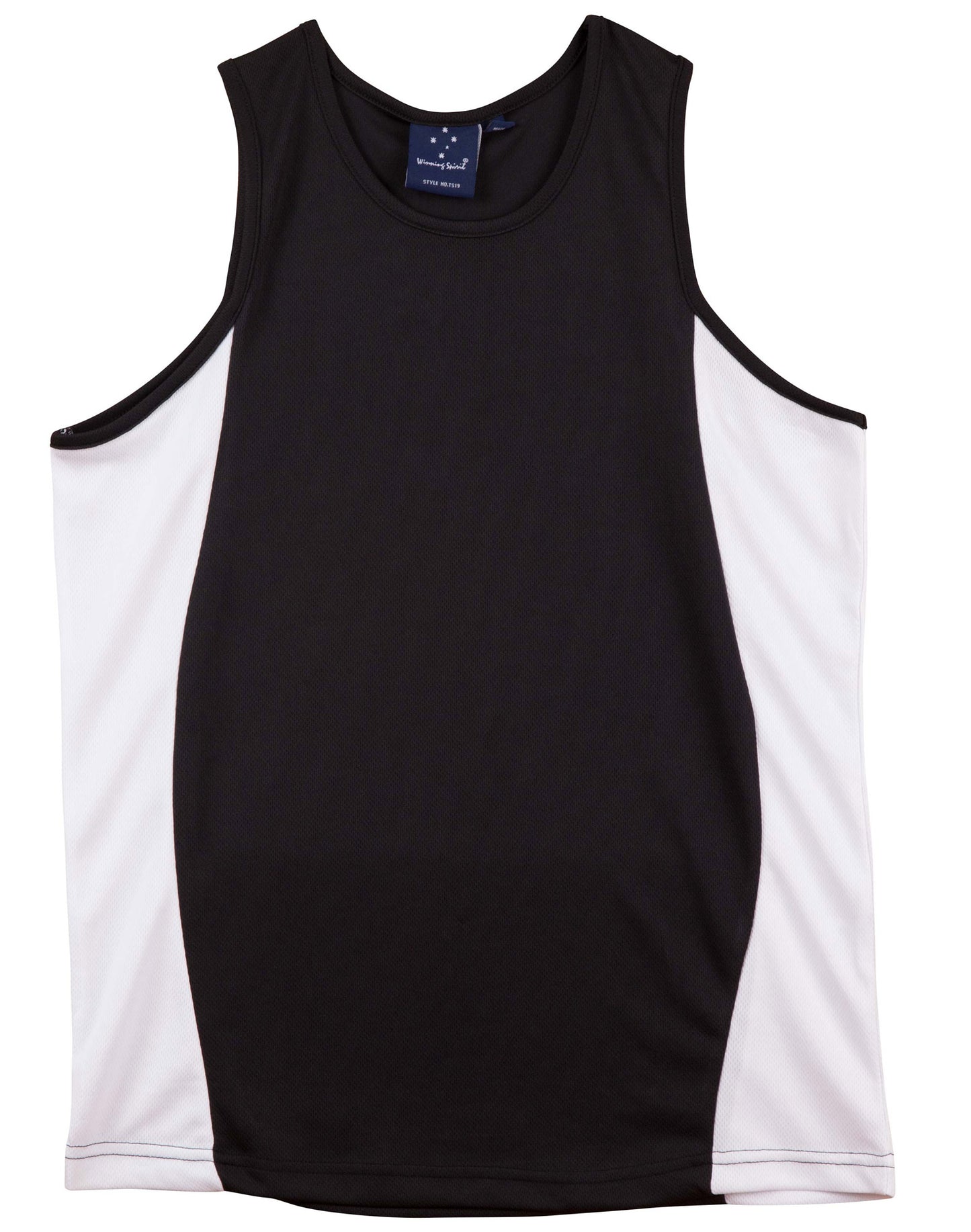 Winning Spirit Men's Contrast CoolDry® Mesh Singlet (TS19)