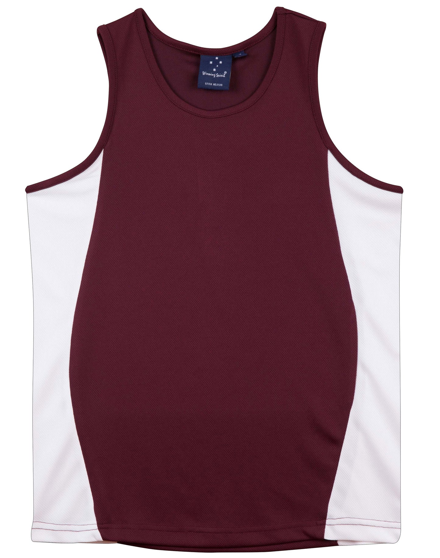 Winning Spirit Men's Contrast CoolDry® Mesh Singlet (TS19)