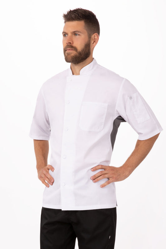 Chef Works ValaisGrey V Series Chef Jacket-(VSSS)