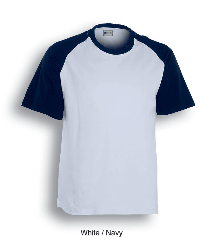 Bocini Adults Raglan Sleeve Tee-(CT0332)