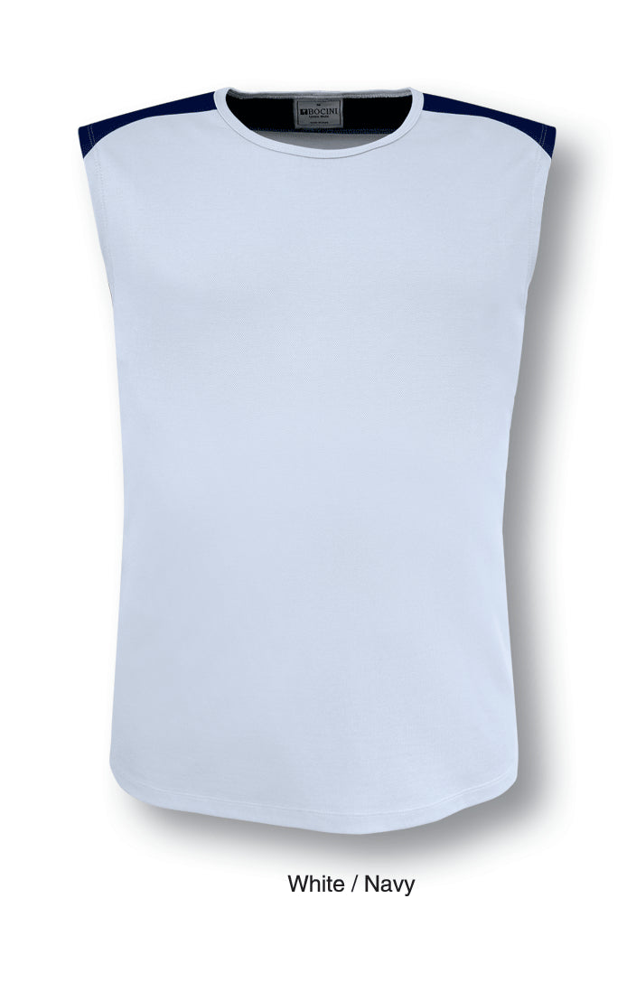 Bocini Men's Contrast Feature Tank-(CT0918)