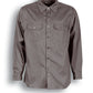 Bocini Cotton Drill Work Shirt-Long Sleeves-(WS0680)