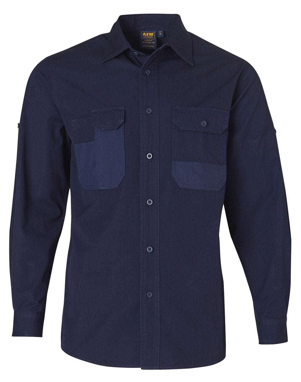 Winning Spirit Dura Wear Long Sleeve work Shirt-(WT06)