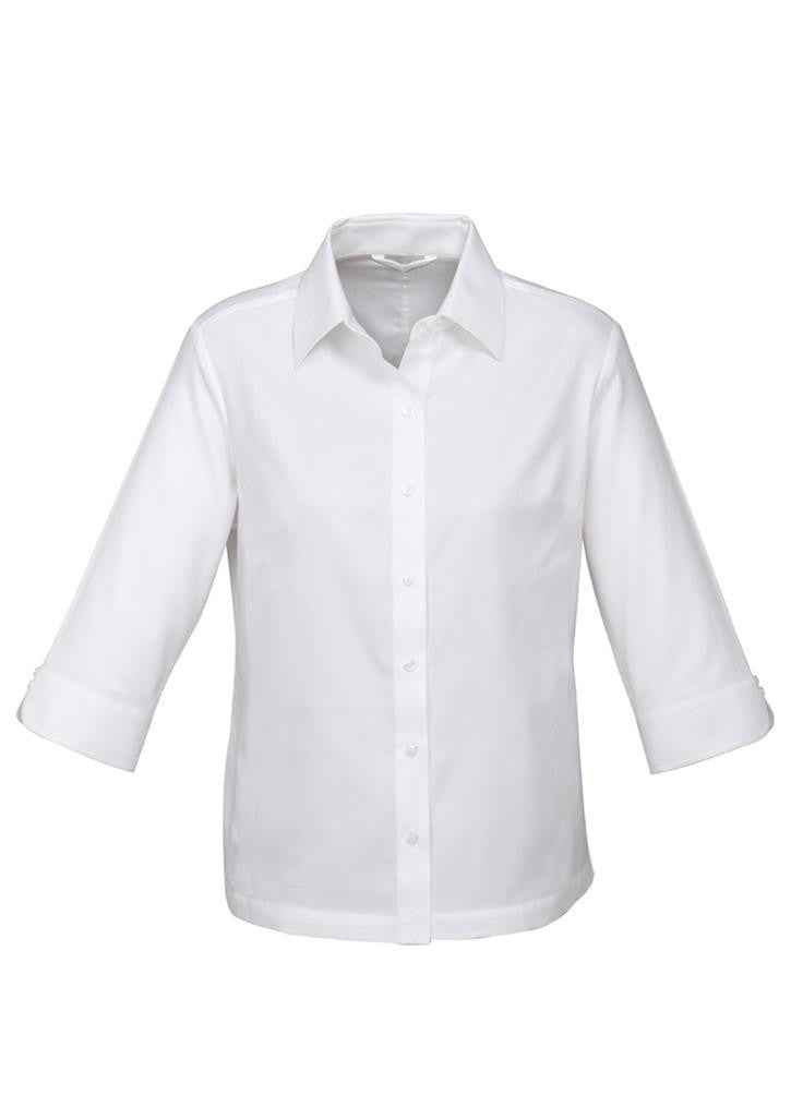 Biz Collection Womens Luxe 3/4 Sleeve Shirt (S10221)