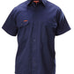 Hard Yakka-Hard Yakka Cotton Drill Shirt Short Sleeve-Navy / S-Uniform Wholesalers - 5