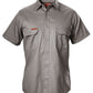 Hard Yakka-Hard Yakka Cotton Drill Shirt Short Sleeve-Grey / M-Uniform Wholesalers - 3