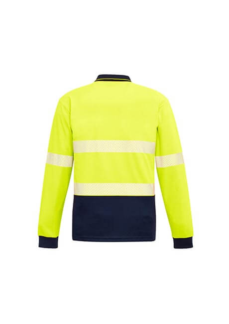 Syzmik Unisex Hi Vis Segmented L/S Polo - Hoop Taped (ZH530)