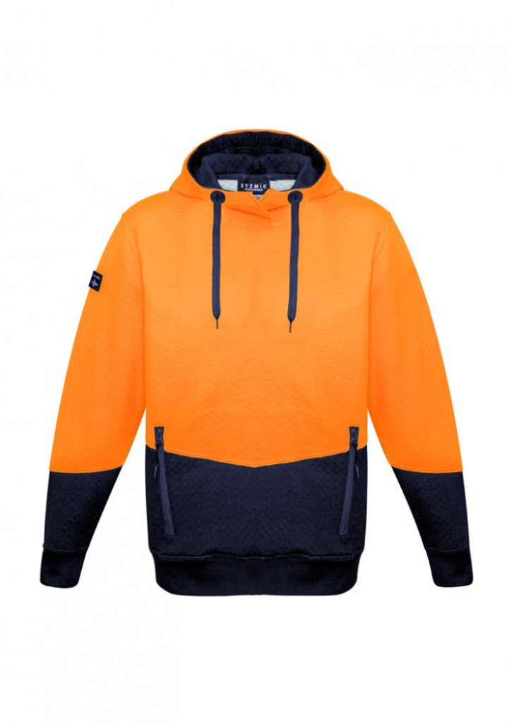 Syzmik Unisex Hi Vis Textured Jacquard Hoodie (ZT477)