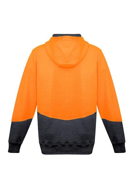 Syzmik ZT478 Unisex Hi Vis Textured Jacquard Full Zip Hoodie-Clearance