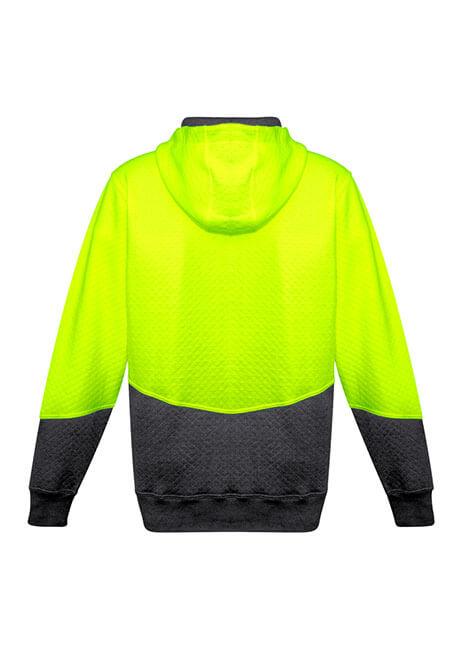 Syzmik ZT478 Unisex Hi Vis Textured Jacquard Full Zip Hoodie-Clearance