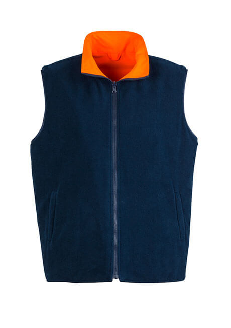 Syzmik ZV358 Mens Hi Vis Lightweight Fleece Lined Vest