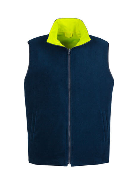 Syzmik ZV358 Mens Hi Vis Lightweight Fleece Lined Vest