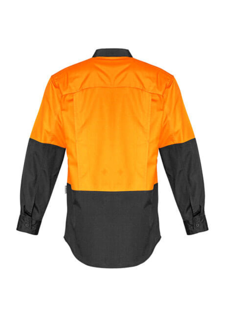 Syzmik Mens Rugged Cooling Hi Vis Spliced Shirt (ZW128)