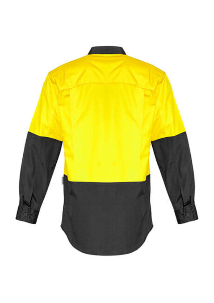 Syzmik Mens Rugged Cooling Hi Vis Spliced Shirt (ZW128)