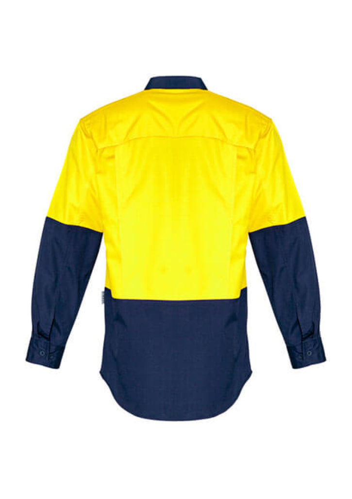Syzmik Mens Rugged Cooling Hi Vis Spliced Shirt (ZW128)