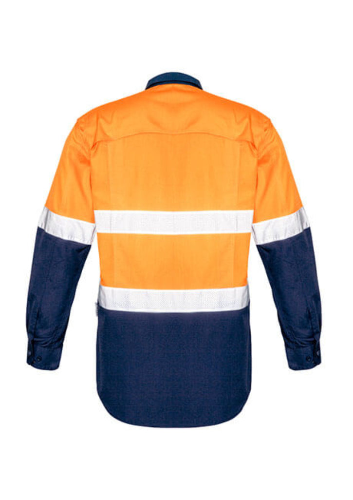Syzmik Mens Rugged Cooling Taped Hi Vis Spliced Shirt (ZW129)