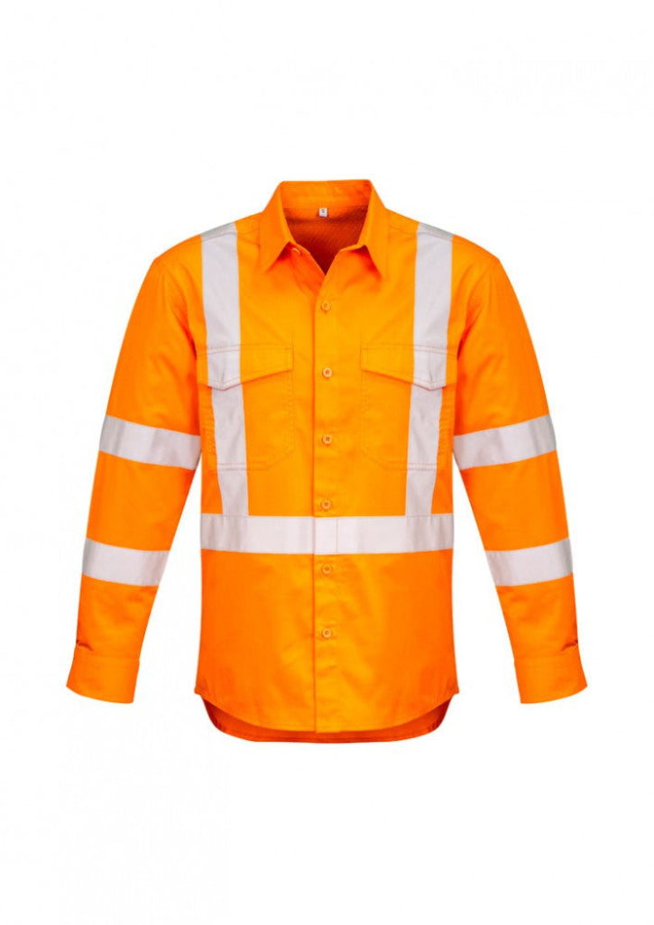 Syzmik ZW690 Mens Hi Vis X Back Taped Shirt (ZW690)
