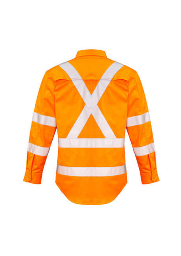 Syzmik ZW690 Mens Hi Vis X Back Taped Shirt (ZW690)