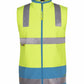 JB's Wear-JB's Hi Vis (D+N) Softshell Vest - Adults-LIME/AQUA / XS-Uniform Wholesalers - 3