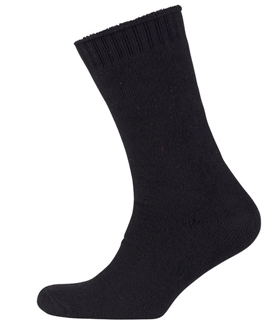 JB's Wear-JB's Ultra Thick Bamboo Work Sock-King / BLACK-Uniform Wholesalers - 3
