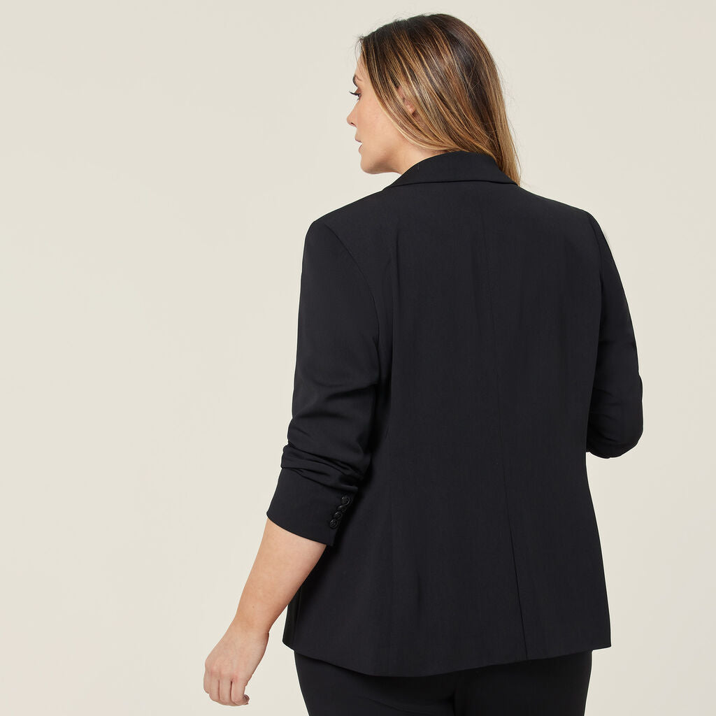NNT Crepe Stretch Relaxed Longline Jacket (CAT1H8)
