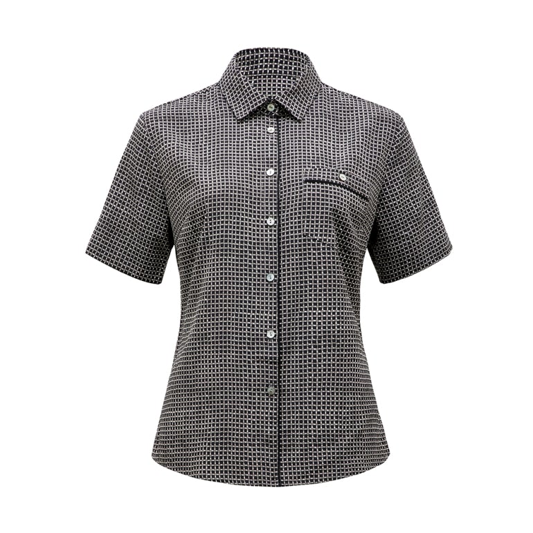 NNT Uniforms Pixel Print S/S Action Back Shirt(CAT9S2)