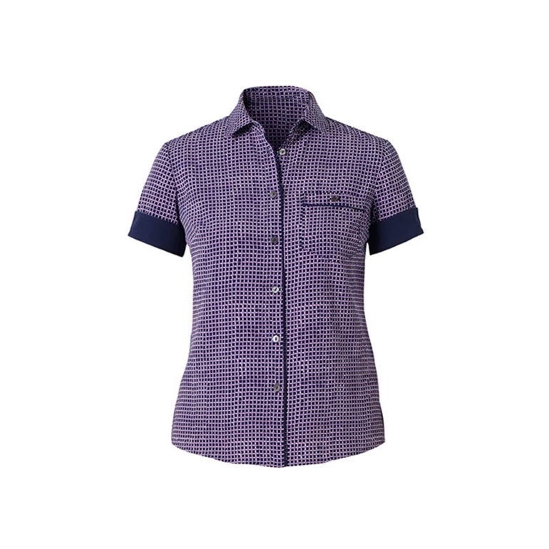 NNT Uniforms Pixel Print S/S Action Back Shirt(CAT9S2)