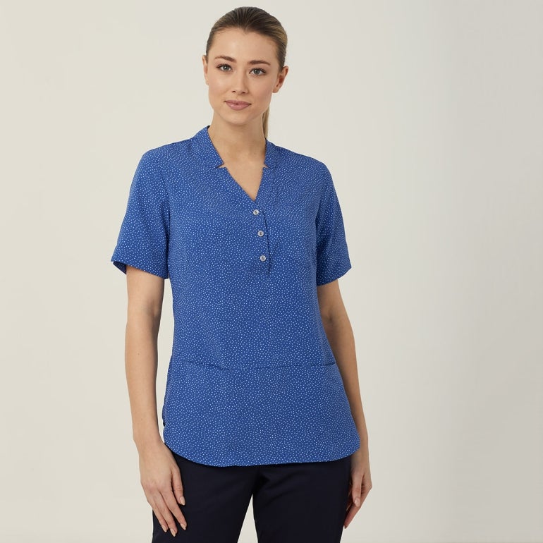 NNT Uniforms Silvi Spot Print S/S Tunic(CAT9XP)
