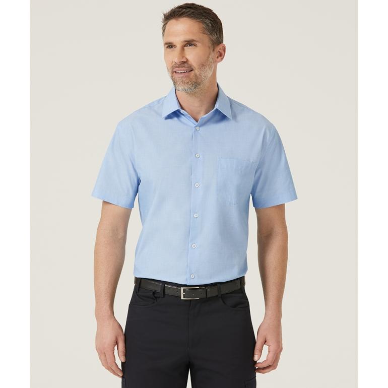 NNT Textured Mens Short Sleeve Shirt (CATJB7)