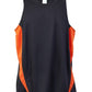 Ramo-Ramo Mens Accelerator Cool Dry Singlet	(new)-Charcoal/Orange / S-Uniform Wholesalers - 7
