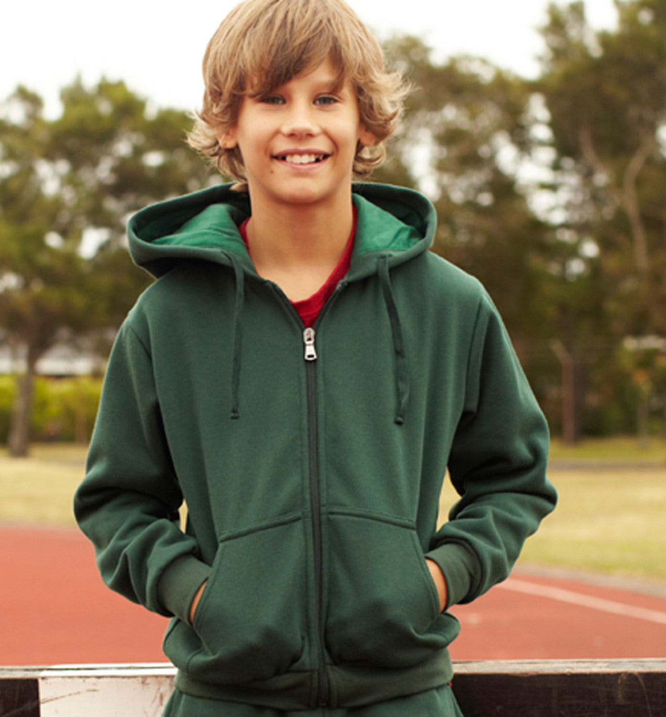Kids zip up best sale fleece