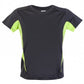 Ramo-Kids Accelerator Cool-Dry T-shirt(new)-Charcoal/Lime / 4-Uniform Wholesalers - 11