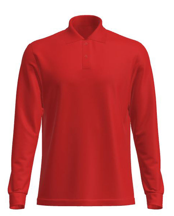 Bocini Men's Long Sleeves School Polo (CP2104)