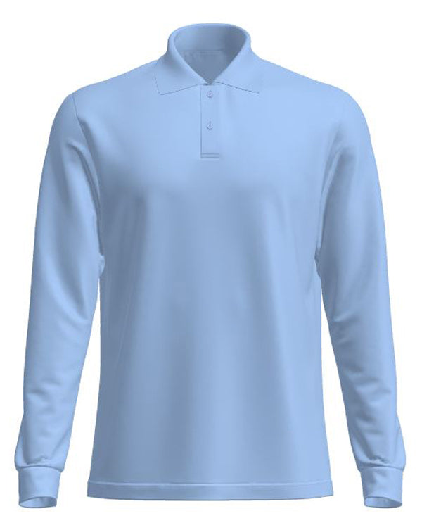 Bocini Men's Long Sleeves School Polo (CP2104)