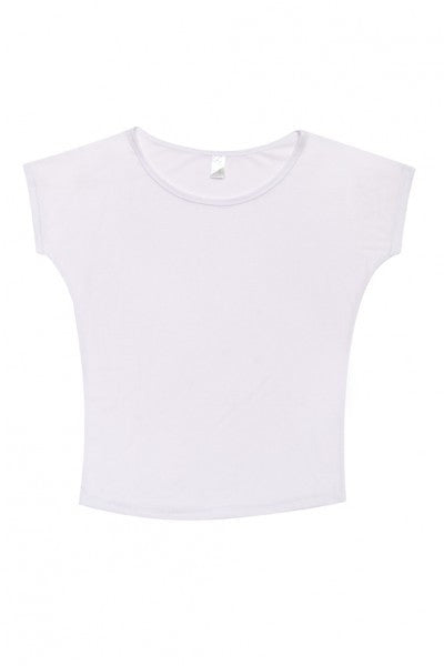 Ramo-Ramo Ladies Bat Wing Tee-White / 8-Uniform Wholesalers - 3