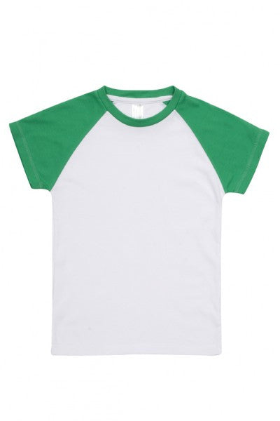 Ramo-Ramo Babies Raglan-White/Emerald / 0-Uniform Wholesalers - 3