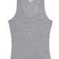 Ramo-Ramo Ladies American Style Singlet-Grey Marl / 8-Uniform Wholesalers - 7