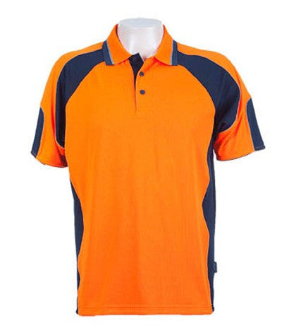Australian Spirit-Aussie Kings Genelg Hiviz Polo-S / Hi Viz Orange/Navy-Uniform Wholesalers - 2