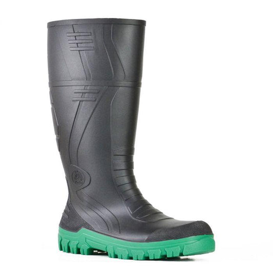Bata Jobmaster 3 Gumboots - Black/green - Non Safety - High Cut (892-67280)